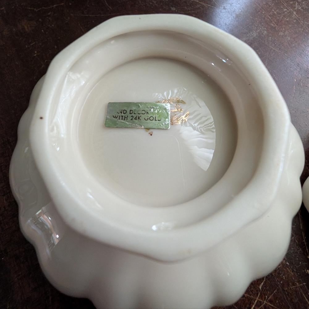 Pair Of Lenox Bon Bon Bowls - Picture 6 of 6